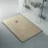Piatto doccia 80x100 cm tortora effetto pietra in resina riducibile Karen