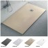 Piatto doccia 80x100 cm tortora effetto pietra in resina riducibile Karen