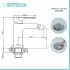 Set miscelatori lavabo bidet e doccia in ottone cromato con piletta Kreo