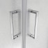 Box doccia angolare 90x90 cm doppio scorrevole vetro stampato Tay