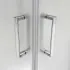 Box doccia angolare 90x90 cm doppio scorrevole vetro stampato Tay