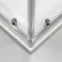 Box doccia angolare 90x90 cm doppio scorrevole vetro trasparente Tay