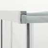 Box doccia angolare 80x100 cm Icon fisso + scorrevole con vetro trasparente