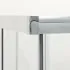 Box doccia angolare 80x100 cm Icon fisso + scorrevole con vetro trasparente