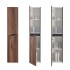 Colonna bagno sospesa alta noce canaletto Minori/Maiori 30x150 cm