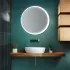 Specchio bagno 70 cm con retroilluminazione LED bianco naturale