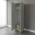 Colonna multiuso 180 cm in PVC con ripiano e vano porta scope Kandy