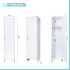 Colonna multiuso 180 cm in PVC con ripiano e vano porta scope Kandy