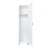 Colonna multiuso 180 cm in PVC con ripiano e vano porta scope Kandy