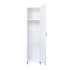 Colonna multiuso 180 cm in PVC con ripiano e vano porta scope Kandy