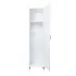 Colonna multiuso 180 cm in PVC con ripiano e vano porta scope Kandy