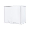 Pensile sospeso 60x34 cm in PVC con ripiano e fissaggi inclusi Kandy