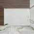 Piatto doccia 70x100 bianco pietra in resina riducibile con canalina Argo