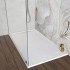 Piatto doccia 80x130 bianco pietra in resina riducibile con canalina Argo