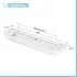 Mensola bagno a muro 50 cm in ABS bianco  Gioia