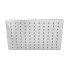 Set doccia da incasso con soffione 30x20 cm e kit doccia completo Lotus