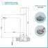 Set di rubinetti lavabo e bidet con manopola e scarico incluso Lotus
