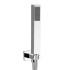 Set doccia da incasso con soffione 30x20 cm e kit doccia completo Lotus