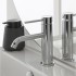 Set rubinetti lavabo bidet e doccia a due vie in acciaio inox Nuego