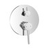 Set doccia da incasso con soffione 25 cm e kit doccia completo Nuego