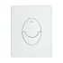 Placca Grohe modello Skate Air in ABS con doppio scarico da 3 o 6 litri