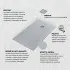 Piatto doccia 70x120 cm grigio effetto pietra in resina riducibile Karen