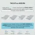 Piatto doccia 70x120 cm grigio effetto pietra in resina riducibile Karen