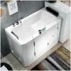 Vasca da bagno per anziani 130x90 porta con apertura esterna a sinistra