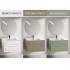 Mobile bagno sospeso 100 cm salvia opaco con lavabo e specchio Matisse