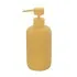 Dispenser sapone giallo in ceramica soft touch capienza 330 ml Spring