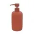 Dispenser sapone rosso in ceramica soft touch capienza 330 ml Spring