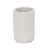 Portaspazzolini bagno dappoggio bianco in ceramica soft touch Spring