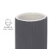 Portaspazzolini bagno dappoggio grigio in ceramica soft touch Spring
