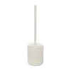 Scopino wc bianco in ceramica soft touch con setole nere Spring