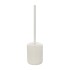 Scopino wc bianco in ceramica soft touch con setole nere Spring