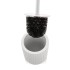 Scopino wc bianco in ceramica soft touch con setole nere Spring
