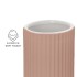 Portaspazzolini bagno dappoggio rosa in ceramica soft touch Spring
