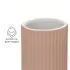 Portaspazzolini bagno dappoggio rosa in ceramica soft touch Spring