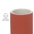 Portaspazzolini bagno dappoggio rosso in ceramica soft touch Spring