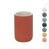 Portaspazzolini bagno dappoggio rosso in ceramica soft touch Spring