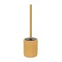 Scopino wc giallo in ceramica soft touch con setole nere Spring