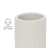 Set accessori bagno 2 pezzi in ceramica bianco soft touch Spring
