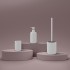 Set accessori bagno 2 pezzi in ceramica bianco soft touch Spring