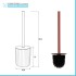 Set accessori bagno 3 pezzi in ceramica rosso soft touch Spring