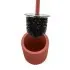 Set accessori bagno 3 pezzi in ceramica rosso soft touch Spring
