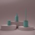 Set accessori bagno 3 pezzi in ceramica verde soft touch Spring