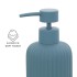 Set accessori bagno 3 pezzi in ceramica blu soft touch Spring