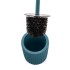 Set accessori bagno 3 pezzi in ceramica blu soft touch Spring