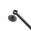Tergivetro doccia grigio in plastica antigraffio con ventosa Spring