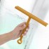 Tergivetro doccia giallo in plastica antigraffio con ventosa Spring